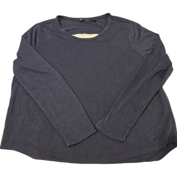 Athleta Beyond Soft Cut Out Open Back Breezy Long Sleeve Tee Size Medium - Picture 2 of 8
